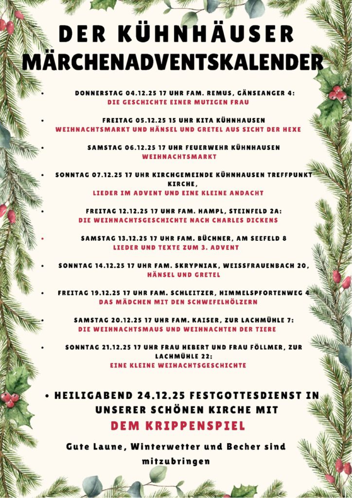 Märchenadventskalender 2025